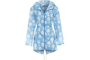 SS7 Size 10-22 Womens Rain Mac Showerproof Raincoat Ladies Jacket Navy Pink Hooded