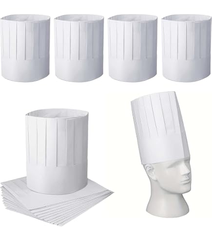 25 x Schiffchen / Kochmütze aus saugfähigem Papier 9 cm x 27,5 cm weiss grÃÃ?enverstellbar im Spenderkarton Küche Koch 25 x Schiffchen / Kochmütze aus saugfähigem Papier 9 cm x 27,5 cm weiss grÃÃ?enverstellbar im Spenderkarton Küche Koch