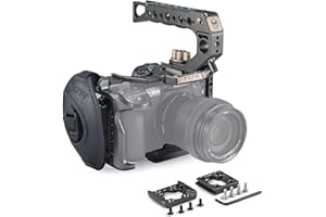 TILTA TA-T37-A-G GH Series A uchwyt do klatek na aparat kompatybilny z Panasonic GH4 GH5 GH5s Series Tiltaing Rig (Tilta Grey) (zestaw serii GH A)