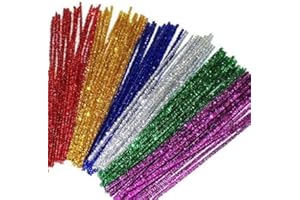 NV WANG Limpiapipas, Limpiadores de Pipa 240 Piece Tallos de Chenilla 6mm*30cm Chenille Stems Colores Variados para Manualidades y Creación de Bricolaje