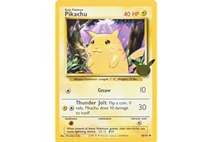 FRIKI MONKEY Carte Pokemon Promo originali Jumbo XXL, carte GX, V, EX, protezione extra near Mint, carta promozionale in inglese (Pikachu 58/102)