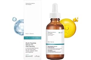 CFYYFC Das Gewöhnliche Haarwuchsserum 60ml Multi-Peptide Hair Growth Serum für Haarvolumen, Veganes Haarwuchsserum für dünner werdendes Haar & Haarausfall (A)