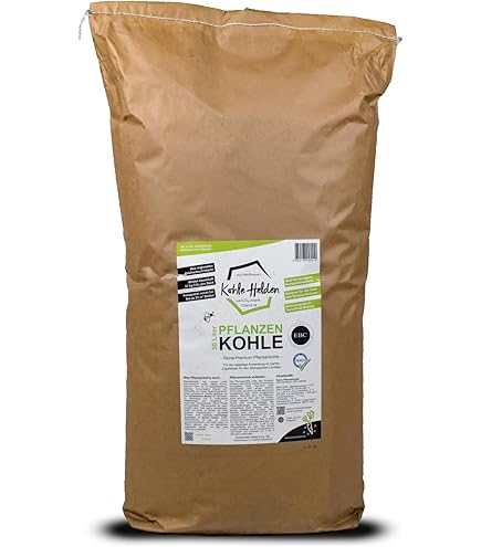 Biochar of actieve kool in het rantsoen