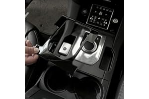 Scoorcar 4pcs Gloss Black Console Control Panel Trim for Land Rover Discovery 4 LR4 2010-2016 Car-Styling Accessories Gear Shift Frame Cover