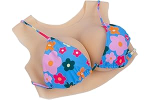 PHOXBOBG Silicone Breast Plate Fake Breasts Crossdresser Fake Boobs Breast Plate for Dragqueen Cosplay