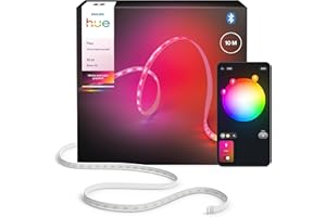 Philips Hue OmniGlow 3m Mikro LED-Lightstrip, 2700 lm, Lebendige Farben und Ambiente, Flexible Innenbeleuchtung, Gleichmäßiges Licht, Zuschneidbar, App- und Sprachsteuerung