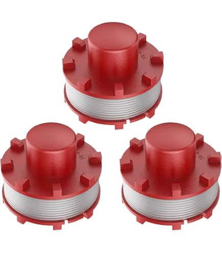 Trimmer Spool Line With Spool Cover And Spring Replacement For Einhell GE-CT 36/30 Li E SOLO AGILLO 36/255 BL