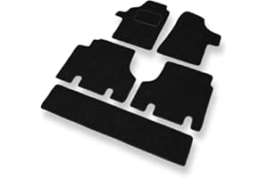 Mossa Alfombrillas adecuadas para Mercedes-Benz Viano (2003-2014) - alfombras para Coche - Color Negro 1