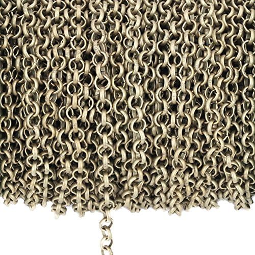 Ucatcher Rolo Chain Curb Chain Necklace Bulk Cable 11 Yards 2mm for Jewelry Making (Bronze)
