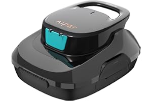 AIPER Scuba SE Robot de piscine, aspirateur de piscine sans fil avec 90 minutes d'autonomie, système de stationnement intelligent et design léger, pour piscines hors sol jusqu'à 80 m²