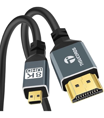 Micro HDMI To HDMI 2M,4K@60HZ 3D 1080P Cavo Adattatore da tipo D a A
