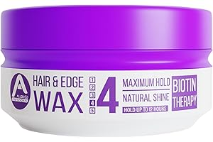 ALLORED PROFESSIONAL Allored Biotin Therapy Hair & Edge Styling Wax 150ml with Mixed Melon Scent | 12 Hours Hold Edge Control | Gummy Wax | Hair Aqua Wax For Men & Women