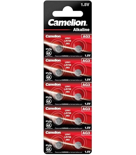 ABSINA 50x Pile LR41 AG3 - Batterie LR41 Bottone 1,5V Alcaline A - Foto 10