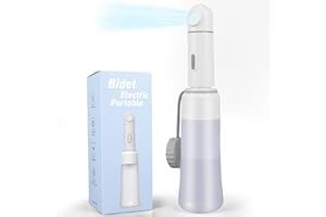 OFC LENW Portable Electric Bidet for Travel, Rechargeable IPX7 Waterproof Handheld Bidet Sprayer 350ML Bottle, 2 High Pressure Modes, Mini Bidet for Personal Hygiene Cleaning,Postnatal Care,Perineal Treatment