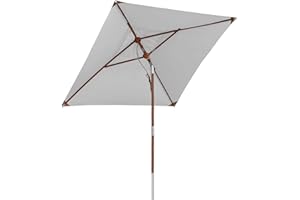 anndora Sonnenschirm Knicker 2 x 2 m eckig Gartenschirm mit Knickgelenk wasserabweisend - Farbwahl