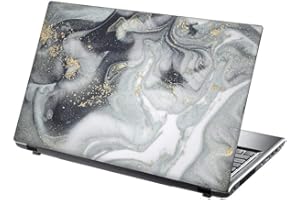 15.6 INCH TAYLORHE SKINS TaylorHe 13-14 inch Laptop Skin Vinyl Decal with Colorful Patterns and Leather Effect Laminate MADE IN England Flowing Marble