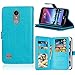 Produktbild casefirst LG LV5 Case, LG LV5 Cover Thin Flip Cover Case Leather Cover Women Phone Case for LG LV5 by (Blue)