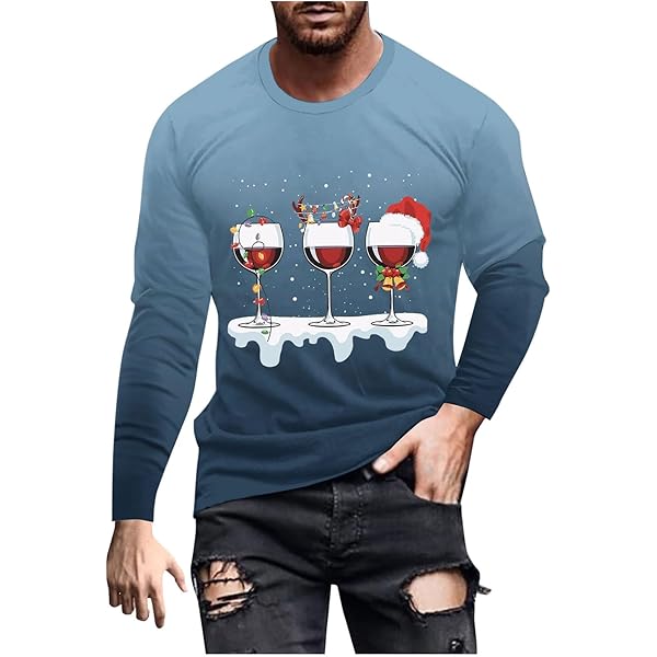Caxndycing Pull De Noël Pour Homme - Pull De Noël Moche - Pull De Noël Amusant - Col Rond - Manches Longues - Pull De Noël Créatif, AG, S