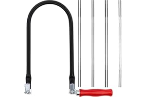 TXErfolg Kit de scie à chantourner Set de Scie à Découper avec 7 Lames (4#6#8#10#) et Arc de Scie pour Métal et Bois Poignée en Bois Lames Triées Coupes Précises Scie Fine pour Travaux sur Bois