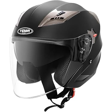 amz low profile motorcycle helmet dot helmet Smallest Lightest SOA Style Beanie Half Helmet