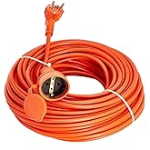 Bylion 20 Metre Seyyar Uzatma Kablosu 3x1.5 mm Turuncu CCA Kablo