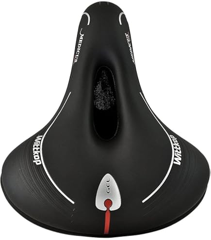 Wittkop Medicus Twin 3.0 Cityradsattel Schwarz Einheitsgröße Sport & Freizeit