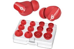 AhaStyle Puntas Auriculares para Beats Studio Buds/Solo Buds/Fit Pro/Studio Buds+【Ajuste en el Estuche de Carga】 6 Pares S/M/L Silicona Puntas Recambio para Solo Buds/Studio Buds+/Fit Pro/Studio Buds