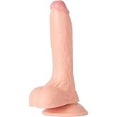 LOVEX&reg; Gizli Kargo Paketli Dildo Vibrat&ouml;r Ger&ccedil;ek&ccedil;i Penisler 20 cm Vantuzlu Kadın Vibrat&ouml;rleri &amp; Yapay Erkek Penisleri Strapon