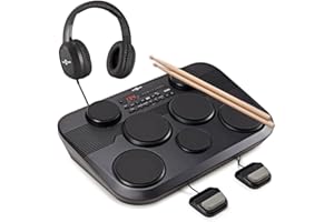 Batteria Elettronica Portatile con Cuffie DD70 di Gear4music