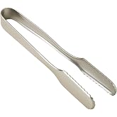 Perlotus 16 Cm &Ccedil;elik Buz Maşası 18/10 Paslanmaz &Ccedil;elik Kalın Dayanıklı Ergonomik Tasarım