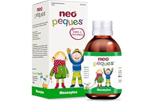 Neo Peques | Mocosytos Jarabe Infantil Para la Tos Seca y Productiva | Expectorante | Cuida la Garganta de Niños | 150 ml | Sabor Frambuesa | Pino, Liquen de Islandia