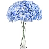 GIUSOBG Flores Artificiales Decoracion 3 Piezas Hortensias Artificiales 68 CM Ramos de Flores Secas Tacto Realista Flores Pla