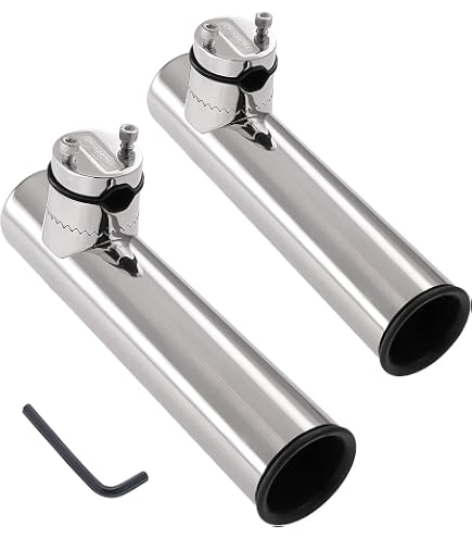 Support De Canne à Pêche En Acier Inoxydable 316 - Montage Latéral Pour Bateau, Kayak, Yacht, Longueur 25,5 Cm