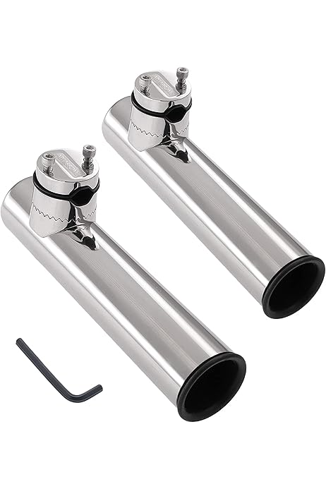 Porta Canne Barca Portacanna Da Pesca In Acciaio Inox - 3 Tubi Per Barca O Yacht Porta Canne Da Pesca Barca - Foto 6