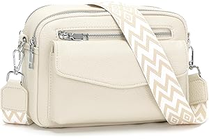 YISUOHOOM Bolso Bandolera Cruzado Pequeño de PU Cuero Malas Senhora Bolsos Multibolsillos - Regalo Original para Mujeres