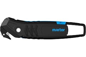 ‎MARTOR MARTOR Sicherheitsmesser, Verdeckte Klinge, SECUMAX 350, Profi Cuttermesser, Klebebandritzer, Leicht, Kunststoff, Rechts- & Linkshänder
