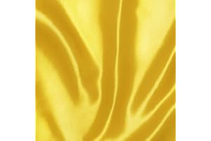 SHOPMIX Tessuto Raso Saturno Altezza 150cm, Giallo Limone, UNI