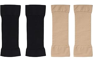 LIOOBO 2 Paar Kompressionsarmlinge L-Größe, Armstützen & Sport (Ellbogen, Ärmel, Kompression)