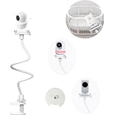 Derebir Baby Camera Monitor Mount Holder Compatible with Babysense ‎V43_2CAM and MaxView 2CAM Camera Baby Flexible Baby Monit
