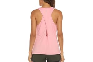 MOVUP Débardeur de Yoga Femme Running Shirts sans Manches Sport Fitness Tank Top