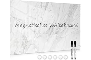 DOLLAR BOSS Lavagna magnetica, lavagna magnetica da parete 40 x 60 cm, lavagna magnetica Memoboard stampata con 6 magneti, 2 penne