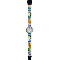 Orologio Bambina Hip Hop Rainbow & Unicorn, Cinturino In Silicone E Tessuto 23,4 Cm, Cassa 28 Mm, Quarzo, Resistente Ad Acqua, Sfere Colorate
