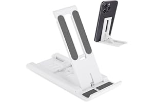 cobee Support téléphone Bureau réglable Pliable, Support de téléphone Portable Support Téléphone Bureau Portable Compatible avec Tous Les Téléphones Portables
