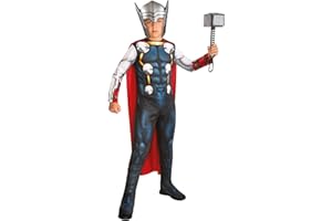 Rubie's Official Marvel Avengers Thor Classic Childs Costume, Kids Superhero Fancy Dress