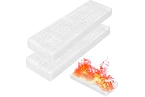 EDTEANU 2 Stücke keramikwolle für bioethanol tischkamin Indoor keramikschwamm für bioethanol Kamin bioethanol Ersetzen Sie den Docht，tischkamin Ethanol Ceramic Sponge, Ceramic Wool