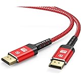 Cavo DisplayPort 4K, ALCLAP Cavo DP 144Hz Alta velocità-[4K@60Hz,2K@165Hz, 2K@144Hz]Cavo Display Port Nylon- Cavo Dp a…