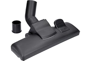 Kenekos Brosse combinée avec 2 roulettes pour aspirateur 35/32 mm AEG Siemens Miele UVM Plaque de sol en aluminium