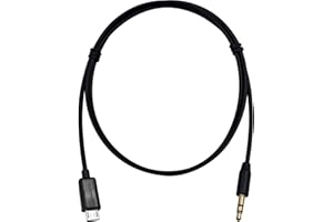 Duttek Kabel wyjściowy audio 3,5 mm, pozłacany 3 Ploe 3,5 mm męski na micro USB męski samochodowy AUX Audio wyjście konwerter kabel audio jack przewód do Samsung Galaxy S3 i9300 S2 i9100 i9220 (1 m)