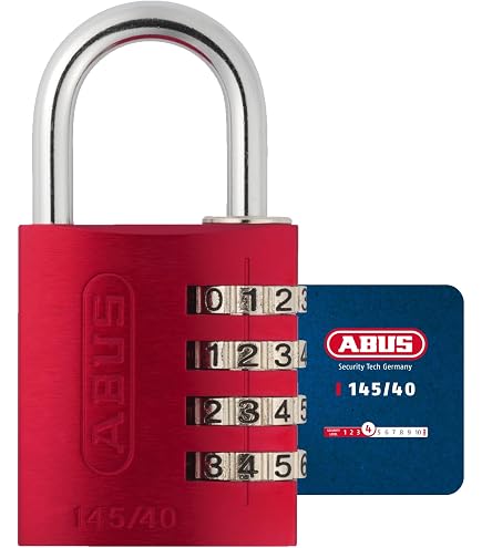 ABUS Vorhängeschloss ABUS Zahlenschloss 145, Aluminium-Vorhängeschloss