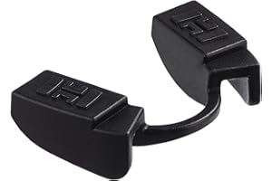 GELFORT Bocchino per sollevamento pesi per fitness e palestra, protezione per la bocca per tutti i tipi di sport di forza, mascella bassa, nessun contatto (1 pacco nero)